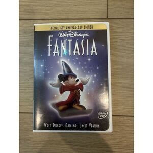 Fantasia DVD Walt Disney Special 60th Anniversary Edition Original Uncut Version